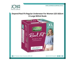 Depend Real Fit Regular Underwear For Women 122-162cm X-Large 920ml Nude | Australia