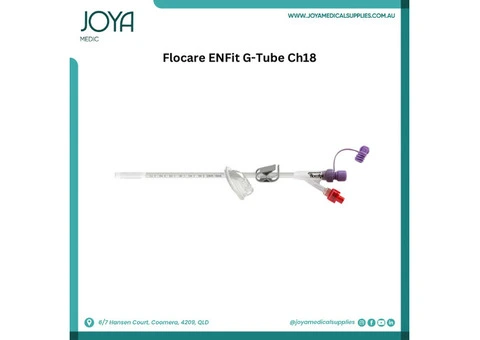 Flocare ENFit G-Tube Ch18 - Australia | Joya Medical Supplies