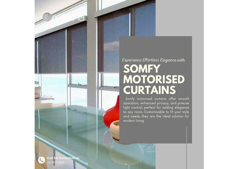 Luxury of Automation with Somfy Blinds