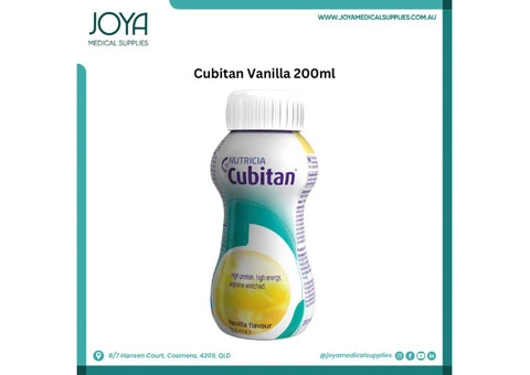 Cubitan Vanilla 200ml - Joya Medical Supplies