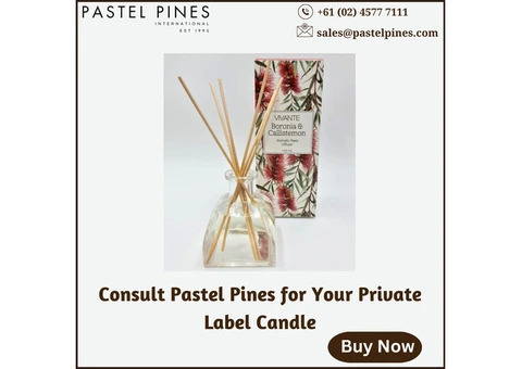 Consult Pastel Pines for Your Private Label Candle