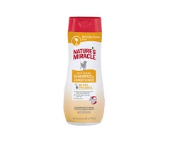 Nature's Miracle Odor Control Hydrating Honey Scent Shampoo & Conditioner for Dogs