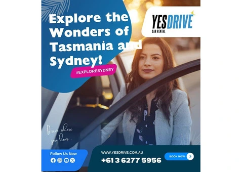Yes Drive Car Rental Sydney | Hobart | Car Rental Service