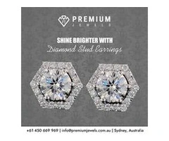 Shine Brighter with Diamond Stud Earrings!