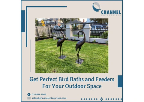 Get Perfect Bird Baths and Feeders For Your Outdoor Space