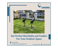 Get Perfect Bird Baths and Feeders For Your Outdoor Space