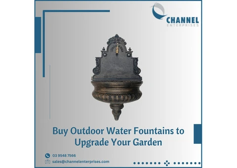 Buy Outdoor Water Fountains to Upgrade Your Garden