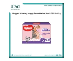 Huggies Ultra Dry Nappy Pants Walker Size 5 Girl 12-17kg | Australia