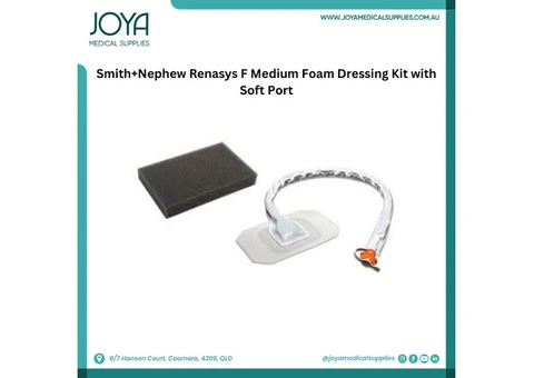 Smith+Nephew Renasys F Medium Foam Dressing Kit with Soft Port - Australia