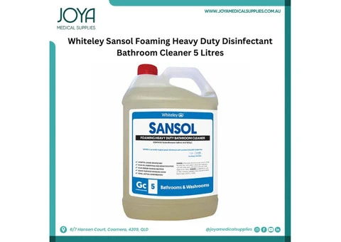 Whiteley Sansol Foaming Heavy Duty Disinfectant Bathroom Cleaner 5 Litres - Australia