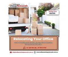 Office Removals and Movers in Mont Albert (+61-469 936 546) Melbourne Cheap Removals