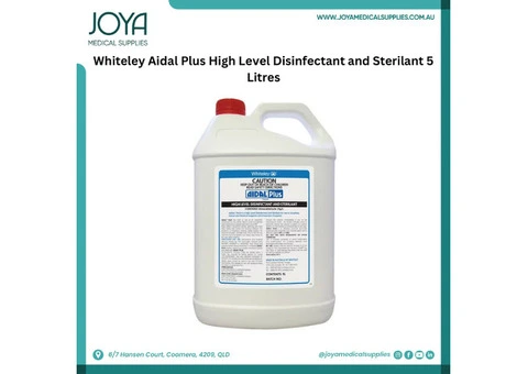 Whiteley Aidal Plus High Level Disinfectant and Sterilant 5 Litres - Australia