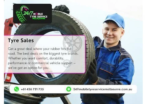 24/7 Mobile Tyre Service Melbourne: Tyre Replacement in Melbourne CBD