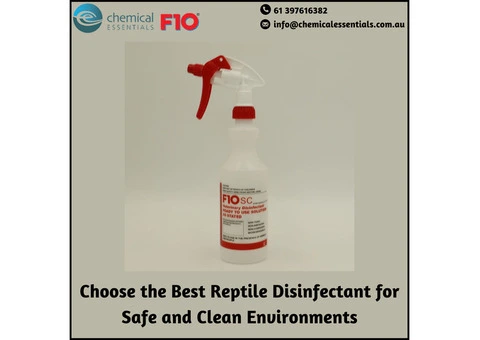 Choose the Best Reptile Disinfectant for Safe and Clean Environments