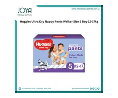 Huggies Ultra Dry Nappy Pants Walker Size 5 Boy 12-17kg | Australia