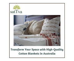 Transform Your Space with High-Quality Cotton Blankets in Australia