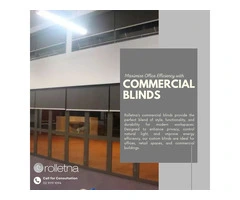 Create a Professional Look with Outdoor Window Coverings