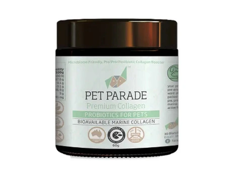 Ipromea Pet Parade Collagen Probiotic Powder for Dogs and Cats