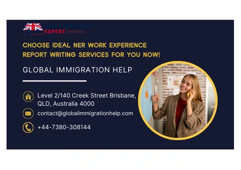 Choose Ideal NER Work Experience Report Writing Services for you now!