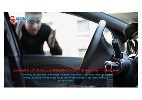 Locked Out? Quick and Reliable Locksmith Services in Brisbane