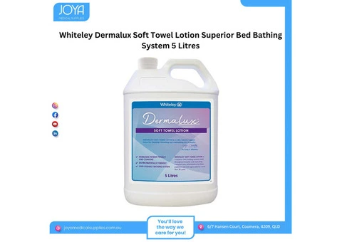 Whiteley Dermalux Soft Towel Lotion Superior Bed Bathing System 5 Litres | Australia