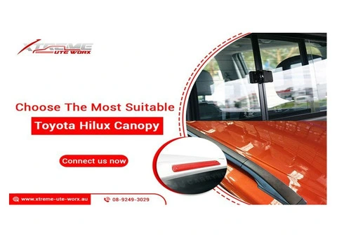 Choose The Most Suitable Toyota Hilux Canopy at Xtreme Ute Worx Australia