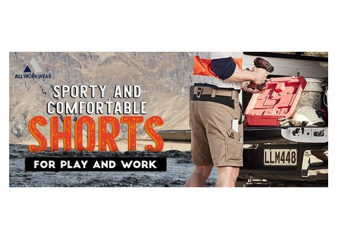 Get the sporty and comfortable shorts for play and work