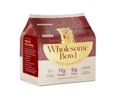 WholesomeBowl Spicy Shiitake Noodles – 24 Meals | Save 25% + Free Shipping Over $56