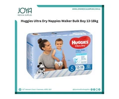Huggies Ultra Dry Nappies Walker Bulk Boy 13-18kg - Joya Medical Supplies
