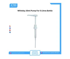 Whiteley 30ml Pump For 5 Litres Bottle | Joya Medical Supplies