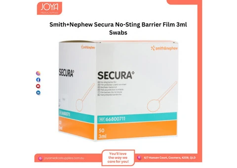 Smith+Nephew Secura No-Sting Barrier Film 1ml Swabs | Australia