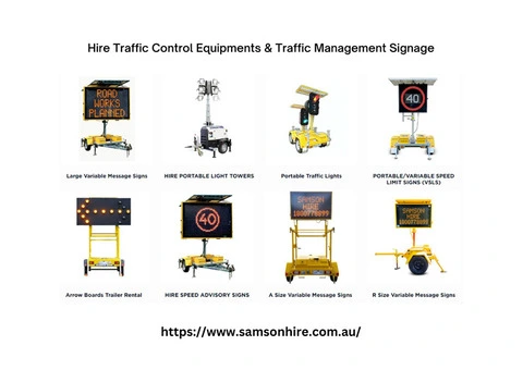Consult Samson Hire for Reliable Traffic Control Equipment Rental