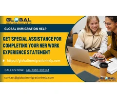 Get special assistance for completing your NER Work Experience Statement