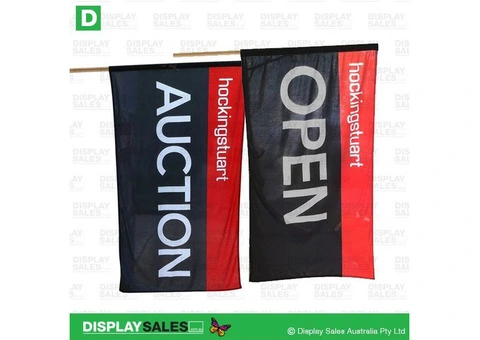 High-Quality Custom Flag Banners for Real Estate Events