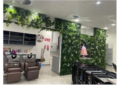 Luxury Snowy White Vertical Garden / Green Wall UV Resistant 100cm x 100cm - 4/4