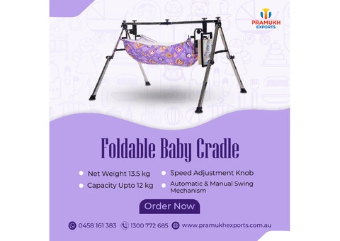 Portable Foldable Automatic Baby Cradle