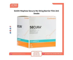 Smith+Nephew Secura No-Sting Barrier Film 3ml Swabs - Joya Medical Supplies