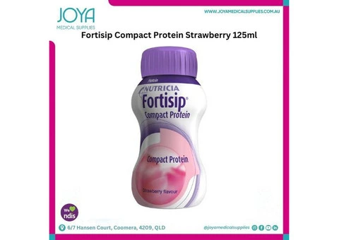 Fortisip Compact Protein Strawberry 125ml - Joya Medical Supplies