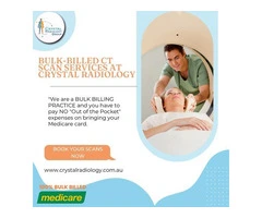 Bulk-billed CT Scan Services at Crystal Radiology.(02) 8315 8292