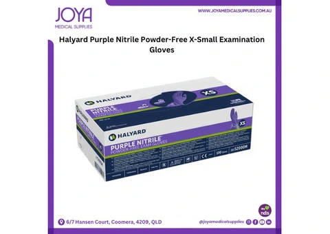Halyard Purple Nitrile Powder-Free X-Small Examination Gloves | Australia