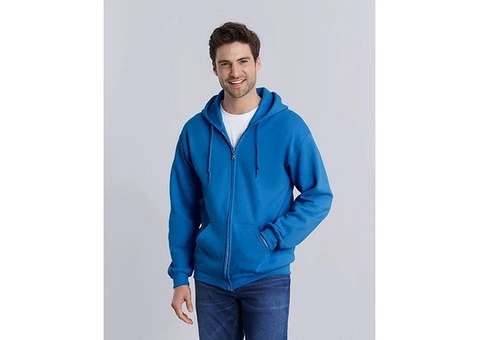 Mens Full Zip Hooded Sweatshirt