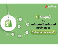 SHOPIFY FOR SUBSCRIPTION-BASED BUSINESSES A STEP-BY-STEP GUIDE