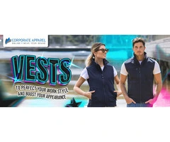 Take our vests that boost your appearance and work style