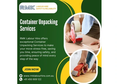 Container Unpacking Services in Melbourne