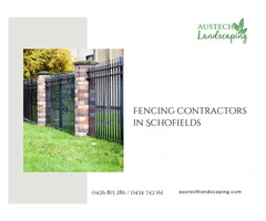Top Fencing Contractors in Schofields – Austech Landscaping