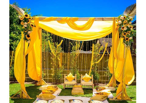 Stunning Wedding Mandap Decoration in Sydney | Call 0430 133 089