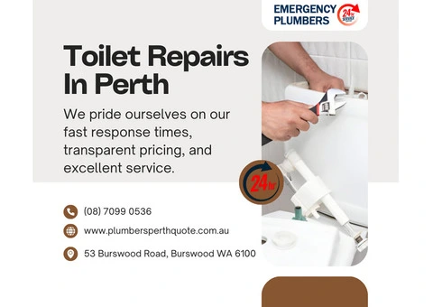 Fast & Effective Toilet Repairs in Perth