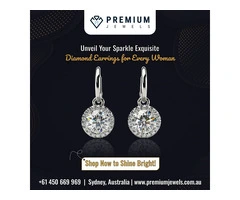 Find Your Perfect Diamond Earrings at Premium Jewels