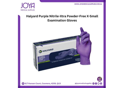 Halyard Purple Nitrile-Xtra Powder-Free X-Small Examination Gloves | Australia