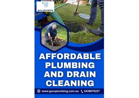 Act Now! Affordable Plumbing and Drain Cleaning for a Worry-Free Home!